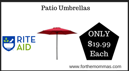 Rite Aid Deal on Patio Umbrellas