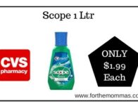 Coupon and Extrabucks Deal at CVS on Scope Mouthwash Thru 6/3