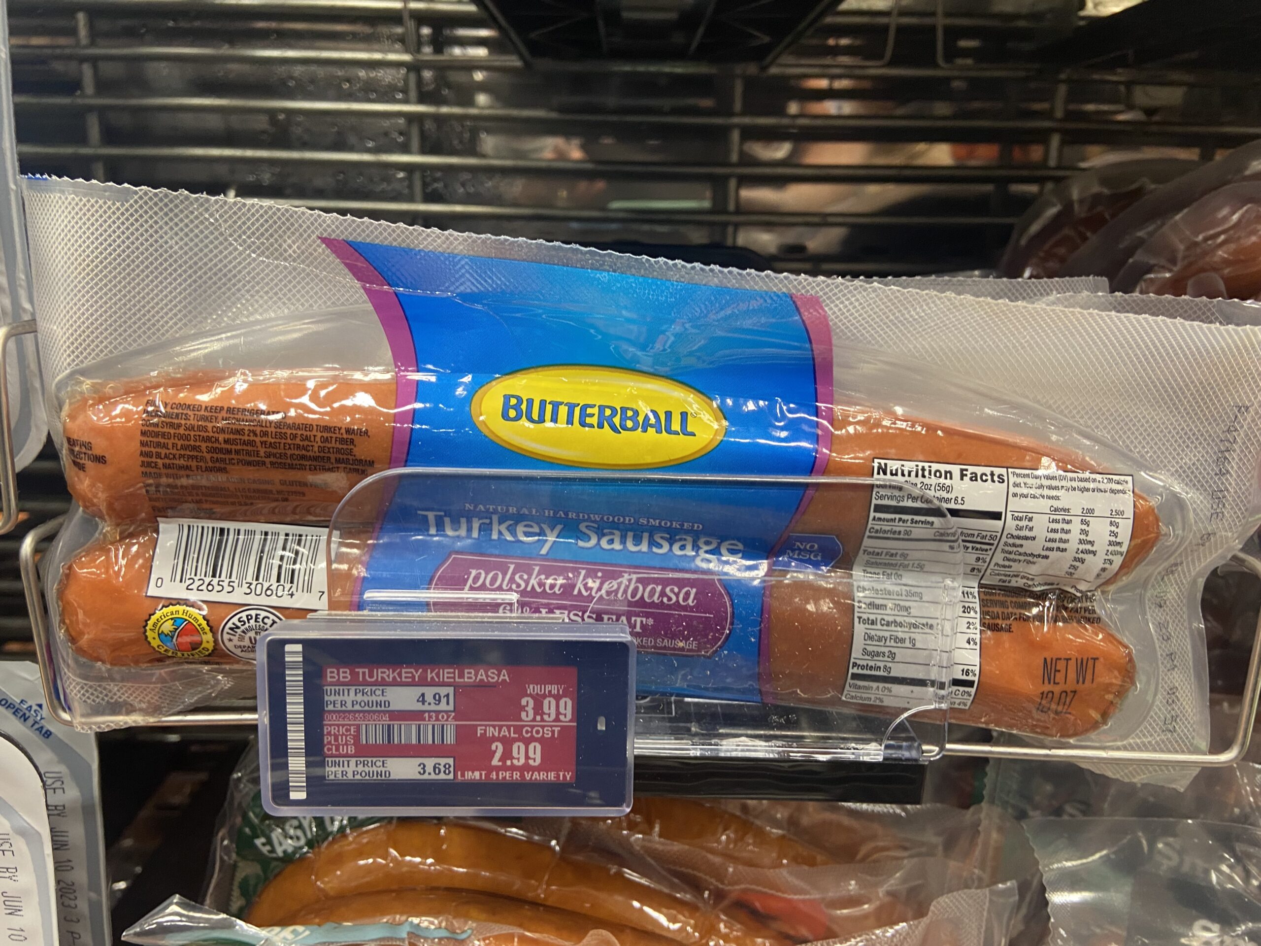 ShopRite Deal on Butterball Turkey Sausage