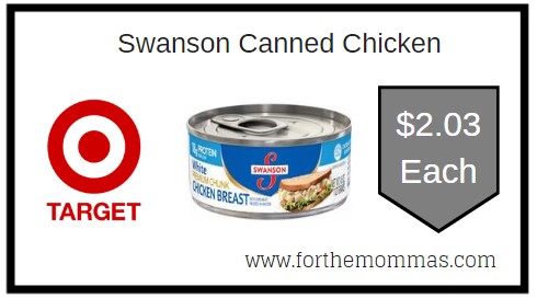 Swanson Canned Chicken Target