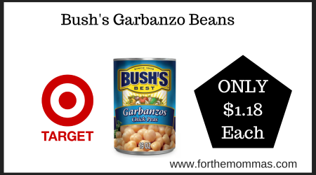 Target Deal on Bushs Garbanzo Beans