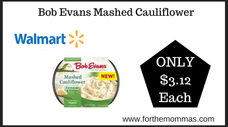 Walmart Deal on Bob Evans Mashed Cauliflower