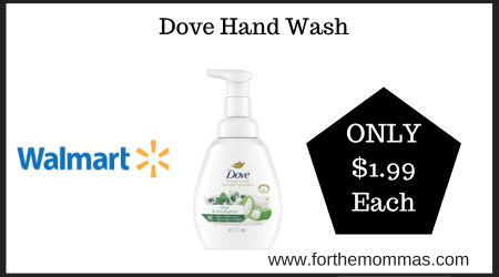 Walmart Deal on Dove Hand Wash