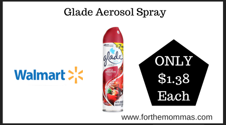 Walmart Deal on Glade Aerosol Spray
