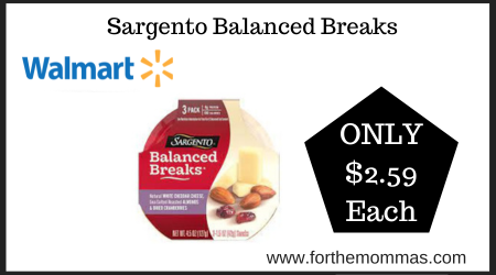 Walmart Deal on Sargento Balanced Breaks