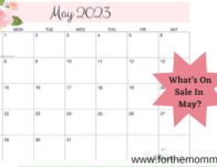 Whats On Sale In May