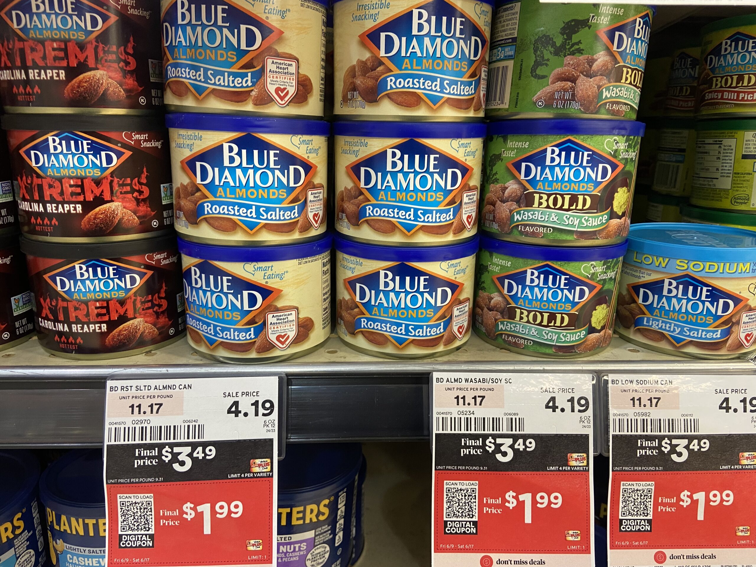 Blue Diamond Almonds at ShopRite For JUST $1.99 Each