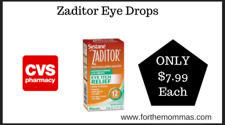 CVS Deal on Zaditor Eye Drops