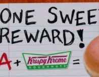 Free Krispy Kreme Donuts for As on Report Cards