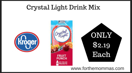 Kroger Deal on Crystal Light Drink Mix