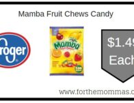 Digital Coupon Deal at Kroger on Mamba Fruit Chews Candy Thru 6/18