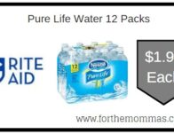 Pure life Water 12 Pack Rite Aid