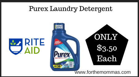 Rite Aid Deal on Purex Laundry Detergent (2)