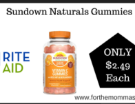 Coupon Deal at Rite Aid on Sundown Naturals Gummies Starting 6/4