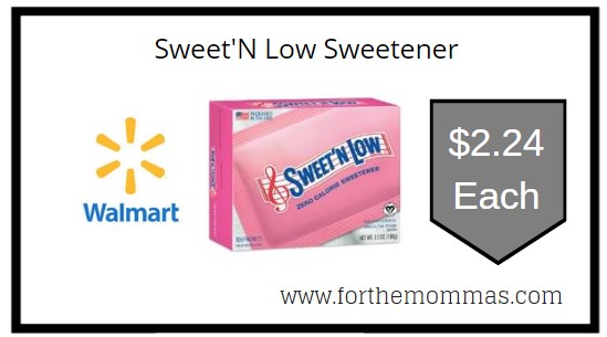 Sweet N Low Sweetener Walmart