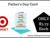 Target Circle Offer on Father’s Day Card Thru 6/17