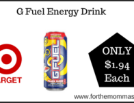 Target Circle Offer on G Fuel Energy Drink Thru 6/10