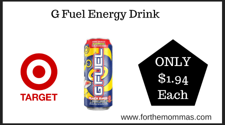 Target Deal on G Fuel Energy Drink