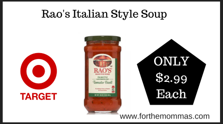 Target Deal on Raos Italian Style Soup