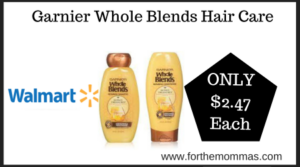 Walmart Deal on Garnier Whole Blends Hair Care