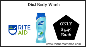 Rite Aid Deal on Dial Body Wash (1)