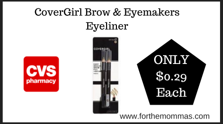 CVS Deal on CoverGirl Brow & Eyemakers Eyeliner