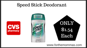 CVS Deal on Speed Stick Deodorant (1)