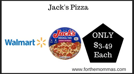Coupon Deal at Walmart on Jack's Pizza