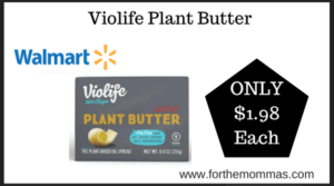 Walmart Deal on Violife Plant Butter