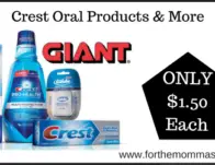 Giant Deal on Crest Oral Products & More