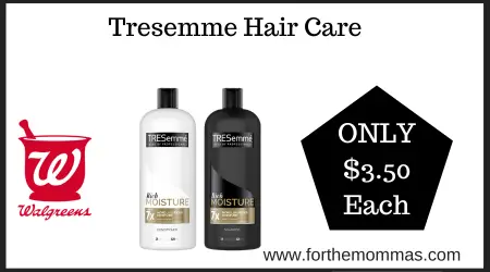 Walgreens Deal on Tresemme Hair Care