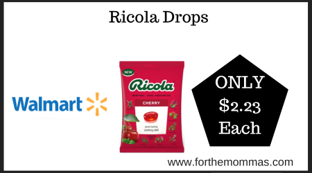 Walmart Deal on Ricola Drops