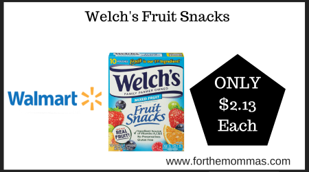 Walmart Deal on Welchs Fruit Snacks