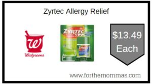 Zyrtec Allergy Relief WR