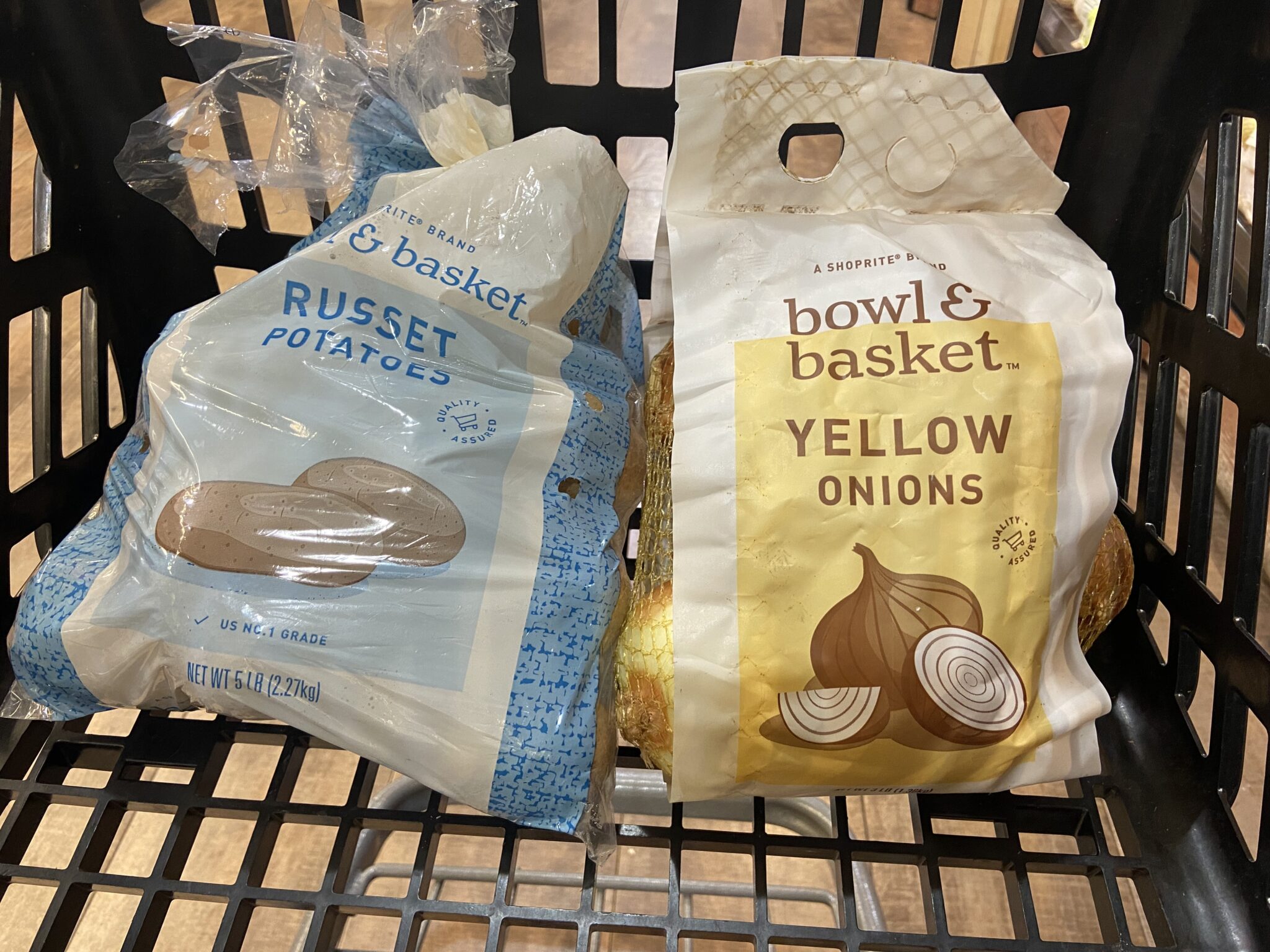 Bowl & Basket Russet Potatoes & Onions JUST 1.99 Each