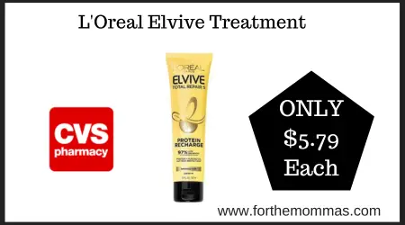 Coupon an Extrabucks Deal at CVS on L'Oreal Elvive Treatment