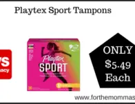 CVS Deal on Playtex Sport Tampons