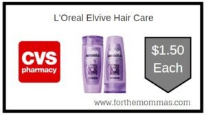 LOreal Elvive Hair Care CVS4