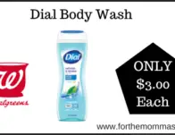 Walgreens Deal on Dial Body Wash