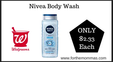 Coupon &amp; Rewards Deal at Walgreens on Nivea Body Wash