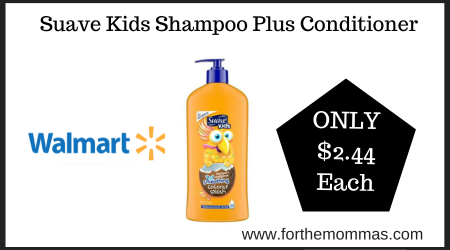 Walmart Deal on Suave Kids Shampoo Plus Conditioner