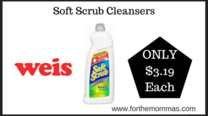 Weis Deal on Soft Scrub Cleansers