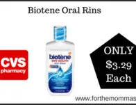 CVS Deal on Biotene Oral Rinse