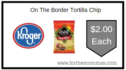 On the Border Café Style Tortilla Chips, 11 oz - Kroger
