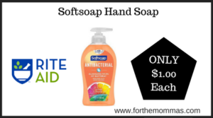 Rite Aid Deal on Softsoap Hand Soap