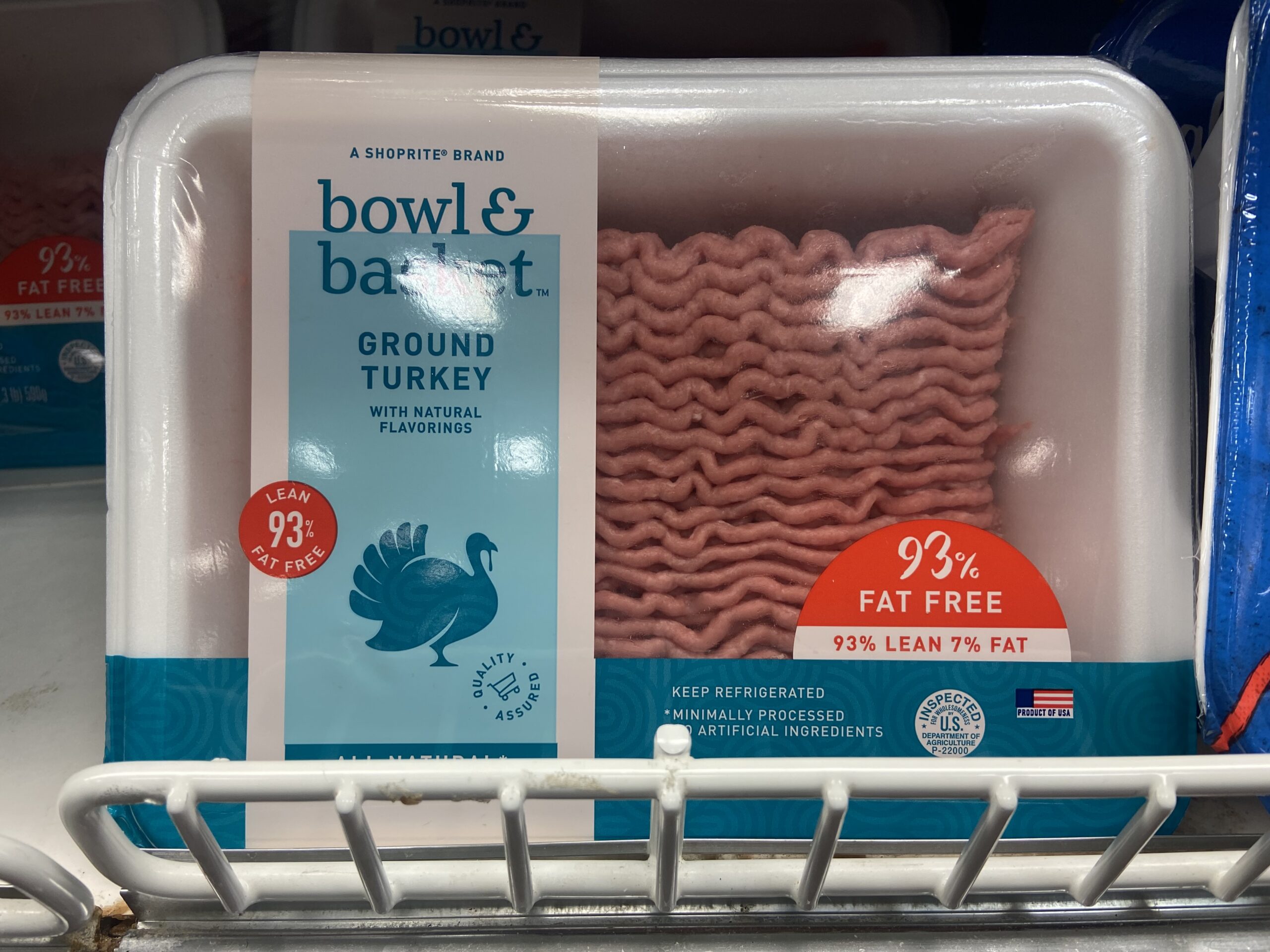 Bowl & Basket 93% Lean Ground Turkey JUST $1.99 Each with ShopRite Deal