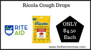 Rite Aid Deal on Ricola Cough Drops (1)