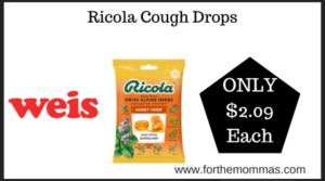 Weis Deal on Ricola Cough Drops (2)