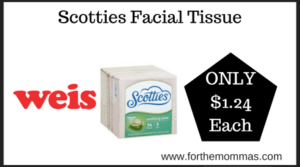 Weis Deal on Scotties Facial Tissue (1)