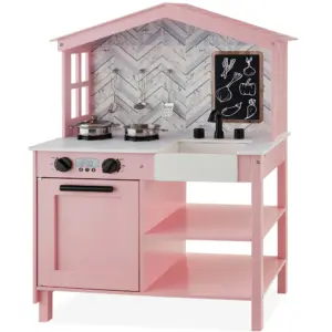 Best Choice Products Farmhouse Play Kitchen Toy